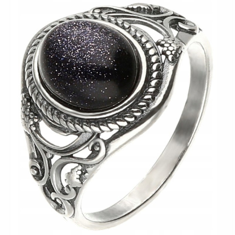 Pierścionek srebrny z nocą Kairu Pnącza (rozmiar 20) Pierścionek srebrny z nocą Kairu Pnącza (rozmiar 20)